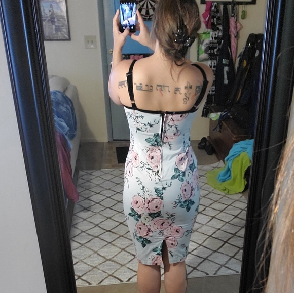 SOLD Deadly Dames Pinup Couture Courtesan L Dress - Picture 3 of 3